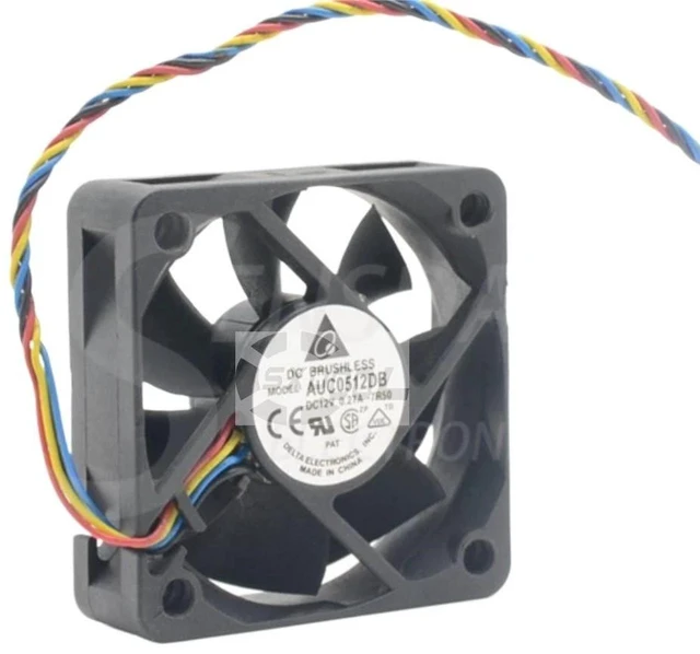 Alt view image 2 of 2 - AUC0512DB 5015 50x50x15mm 50mm Axial Cooling Fan, DC 12V 0.27A 4-Wire PWM Mini Replacement Fan for Server, Inverter, Industrial Equipment Efficient Heat Dissipation