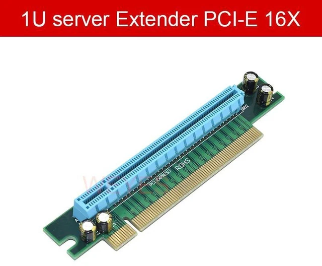 Main image of 1U Server PCI-E 16X Expansion Adapter Card, PCI-Express 16X Riser Card, High Speed PCIe 16X Extension Card for 1U Server Chassis Expansion
