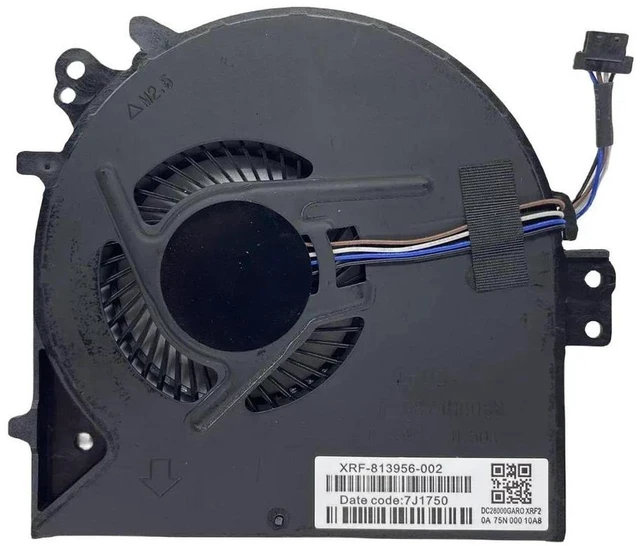 Main image of Replacement Laptop CPU Cooling Fan L03854-001 0FJNC0000H, Notebook CPU Cooler Fan for HP ProBook 450 G5, 455 G5, 470 G5, 450G5, 455G5, 470G5 Series Internal Cooling Fan Replacement Part