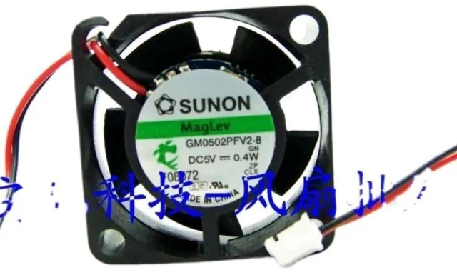 Main image of Magnetic Levitation Small Cooling Fan GM0502PFV2-8, 2510 25mm 2.5cm DC5V 0.4W Micro Axial Fan, Compact Replacement Fan for Small Electronic Devices Heat Dissipation