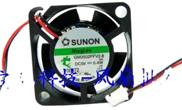 Alt view image 2 of 2 - Magnetic Levitation Small Cooling Fan GM0502PFV2-8, 2510 25mm 2.5cm DC5V 0.4W Micro Axial Fan, Compact Replacement Fan for Small Electronic Devices Heat Dissipation