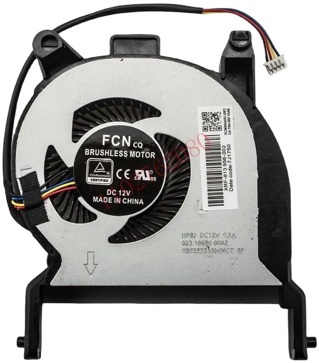 Main image of Replacement CPU Cooling Fan Cooler 914266-001 PN:BUC0712HB-00 DFS593512MN0TEP, Mini Desktop CPU Cooler Fan for HP ProDesk 600 G3, 400 G3, 800 G3 Internal Heat Dissipation Replacement Fan