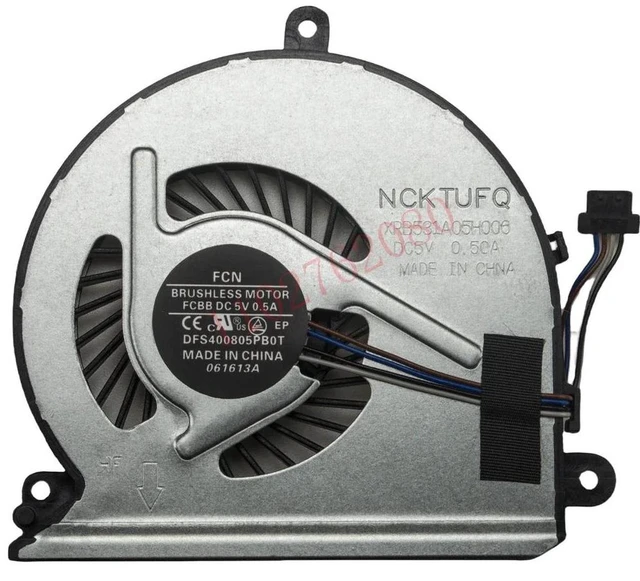 Alt view image 2 of 2 - Replacement Laptop CPU Cooling Fan for HP Pavilion 15-AU030WM, 15-AU020WM, 15-AU Series Notebooks, Part Numbers TPN-Q172 859633-001 856359-001 Internal Notebook CPU Cooler Fan Replacement Part