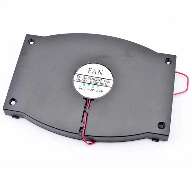 Main image of DFS801012L 12V 2.8W 2-Wire Axial Cooling Fan, Removable Frame Cooler Fan for 3.5 Inch Hard Drive, Replacement HDD Cooling Fan for Computer Hard Disk Heat Dissipation