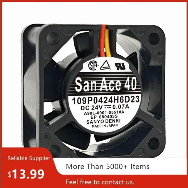 Main image of 109P0424H6D23 4020 Axial Cooling Fan DC24V, 40x40x20mm 40mm 4CM Dual Ball Bearing Fan, Replacement Fan for Inverter Power Supply Industrial Equipment Heat Dissipation