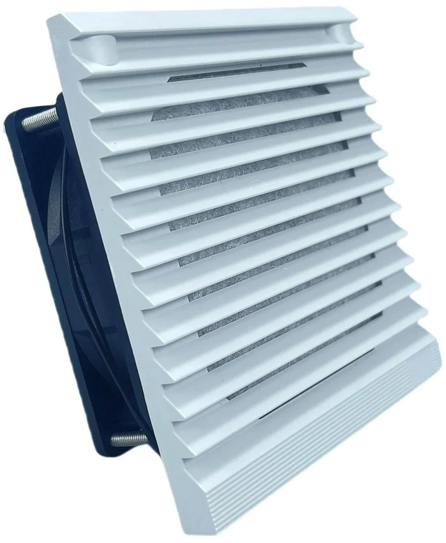 Main image of 802 Ventilation Filter Kit 116x116x52mm DC12V Cooling Fan, Waterproof Dustproof Axial Fan Assembly, Replacement Vent Fan for Server Rack Cabinet Enclosure Heat Dissipation & Dust Protection Repair