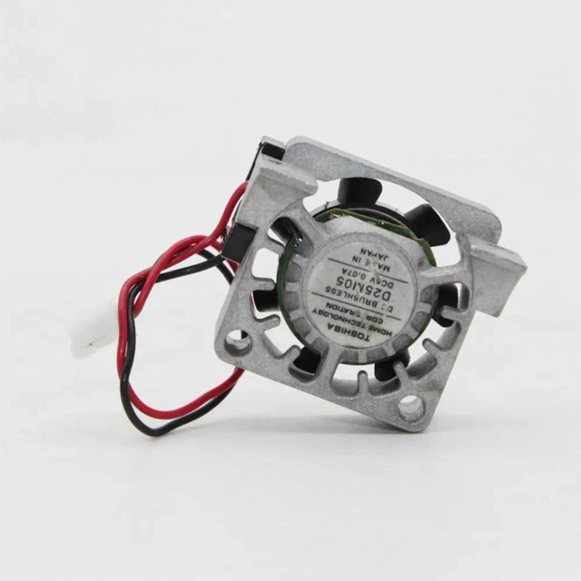 Main image of D25M05 2510 Mini Axial Cooling Fan, 25x10mm 2.5cm DC5V 0.07A High Temperature Resistant Brushless Fan, USB Powered Small Micro Cooler for Compact Electronics, 3D Printer and Tiny Enclosed Devices