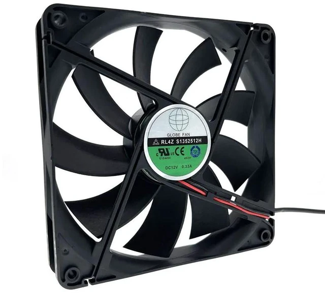 Alt view image 2 of 2 - Replacement MB50100V2-000C-A99 Axial Cooling Fan, 50x50x10mm 5cm DC5V 1.18W / 0.82W 5010 Slim Fan for Router, Mini PC, Small Embedded Electronic Devices Heat Dissipation