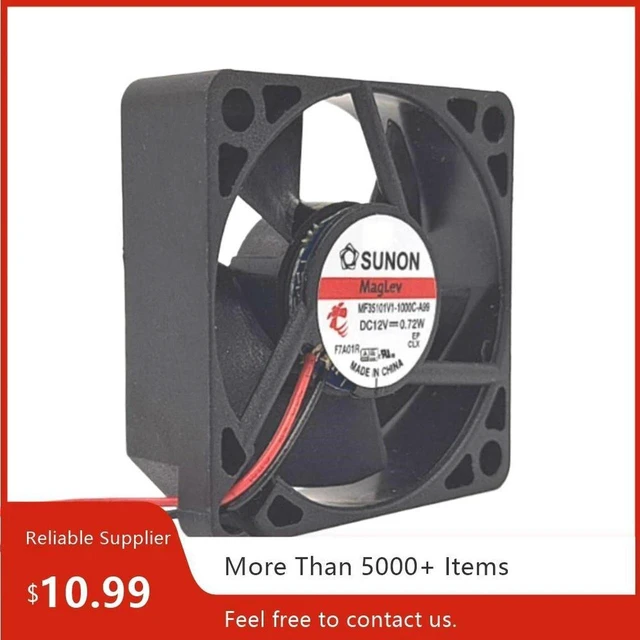 Main image of 2Pcs MF35101V1-10000-A99 Axial Cooling Fan, 35x35x10mm 35mm DC12V, 10000RPM 7.2CFM High Speed Fan for Electronics, Server, Power Supply Heat Dissipation