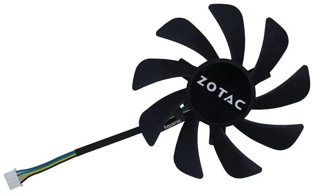 Main image of T129215SH GPU Cooling Fan, VGA Video Card Replacement Cooler Fan DC12V 4-Wire PWM, 85mm Internal Graphics Fan for GTX 1060 6GB Mini and GTX1060 3GB ITX Desktop Gaming GPU Heat Dissipation Repair Part