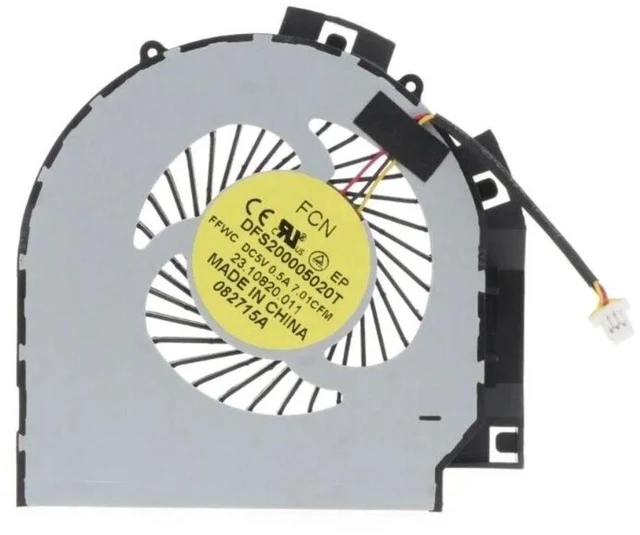 Main image of DFS551205MLOT FKB7 Laptop CPU Cooling Fan, Replacement Internal Cooler Fan for DELL Inspiron 17 7737, 7000 Series, Ins17H 7746, 17HR-4728T Notebooks, DC5V 0.5A 3-Pin Heat Dissipation Repair Part