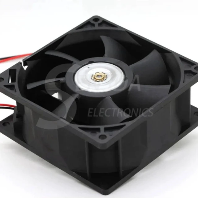 Alt view image 2 of 2 - FFB0924EHE Axial Cooling Fan, 9238 92×92×38mm 92mm DC24V 0.75A 2-Wire High Airflow Replacement Fan, Industrial Cooler for Welding Machine, Inverter, Server Cabinet Heat Dissipation Repair Parts