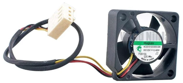 Alt view image 2 of 2 - 6025 Drum Cooling Fan TYF450LJ04 D06F-12B3S1 01B, 60x60x25mm DC 12V 0.33A 3.96W Brushless Cooler Replacement Fan for Drum Machine, Industrial Equipment, Electronic Device Heat Dissipation