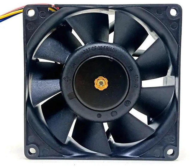 Main image of 92x92x38mm 9038 Cooling Fan 2B09238B48S, DC48V 0.94A 9cm 4-Wire PWM Brushless Replacement Fan, Inverter Industrial Cabinet Heat Dissipation Fan