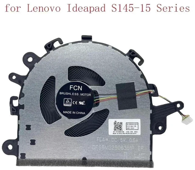 Main image of Laptop CPU Cooling Fan Replacement for S145-15, S145-15API, S145-15IKB, S145-15IIL, 340C-15IWL Series Laptops, Notebook CPU Cooler for Internal Heat Dissipation