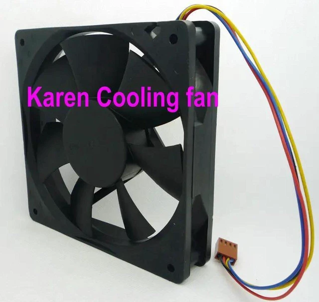 Main image of 120x120x25mm 12025 12cm Cooling Fan DA12025B12T, DC 12V 0.3A 4-Wire PWM Brushless Replacement Axial Fan for Computer Case, Industrial Cabinet, Power Supply Heat Dissipation