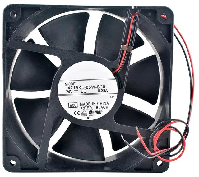 Alt view image 2 of 2 - BFB1012EH 9733 9cm Drum Turbine Cooling Fan, DC12V 2.94A 4-Wire PWM Centrifugal Blower Replacement Fan for Industrial Equipment, Server, Cabinet and High Heat Load Device Heat Dissipation