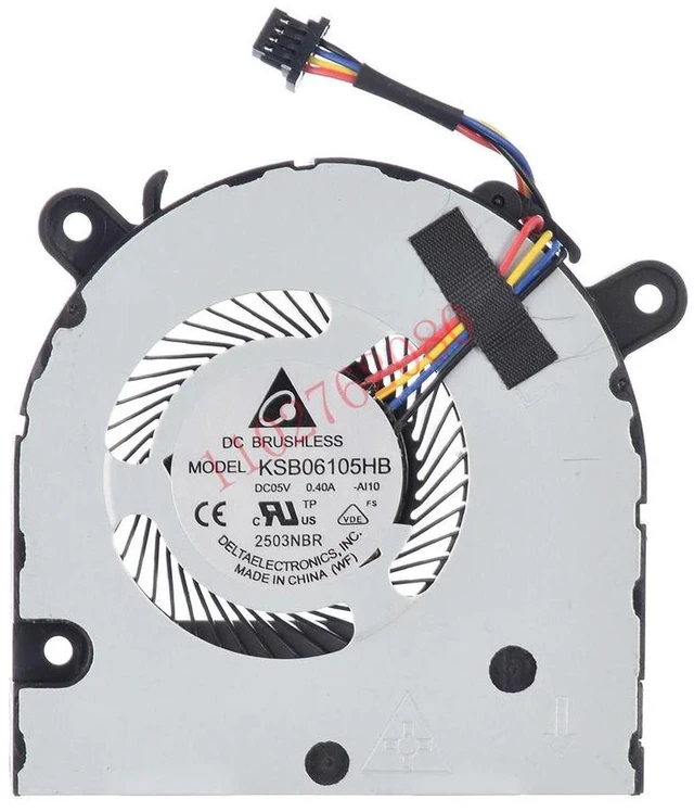 Alt view image 2 of 2 - 1 PCS Laptop Cooling Fan Replacement for Lenovo S540-13, S540-13API 81XC, 13IML,13ARE,13ITL, Pro 13 2020, Part Number 5F10S13901 ND65C19, DC5V Notebook Internal Cooler Fan