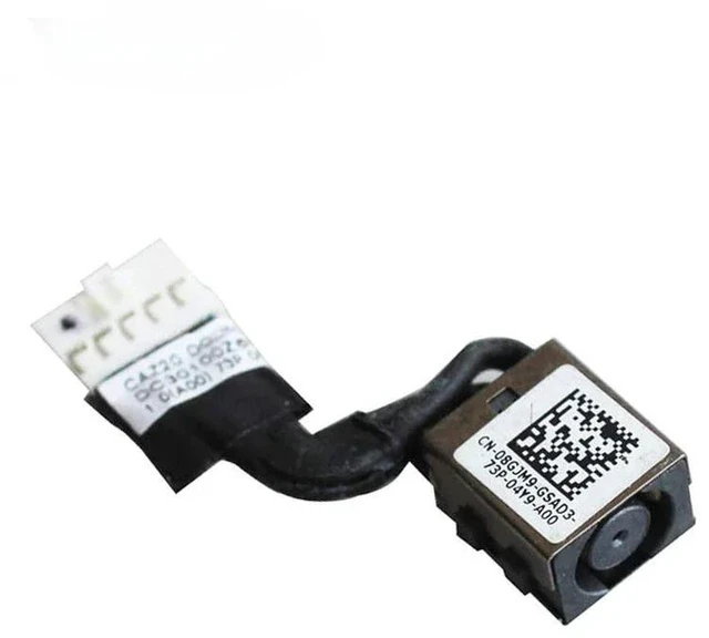 Alt view image 2 of 2 - 8GJM9 08GJM9 Laptop DC Power Jack with Cable Harness, DC Charging Port Socket Connector Replacement, Compatible with Dell Latitude 7480, E7480,7490,7491,E7490,E7491 P73G Notebook Power Input Repair
