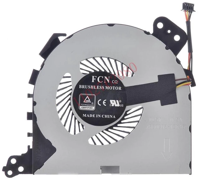 Alt view image 2 of 2 - NS85B10 DFS541105FC0T FJD5 Laptop CPU Cooling Fan Replacement, DC5V 0.5A 4-Pin PWM Notebook Cooler Fan Compatible with Lenovo IdeaPad 320-15,520-15,520-15IKB,330C-15,520-15AST,15IAP,15ISK,171SK,320-14
