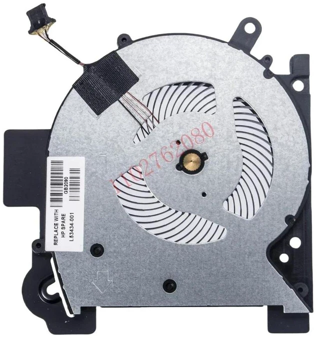 Main image of L53434-001 ND75C23-18J01 Laptop CPU Cooling Fan, DC5V 0.5A 4-Pin Notebook Cooler Replacement for HP 13-AR,13-AR0077AU,13-AR0109,TPN-W141 Series Heat Dissipation