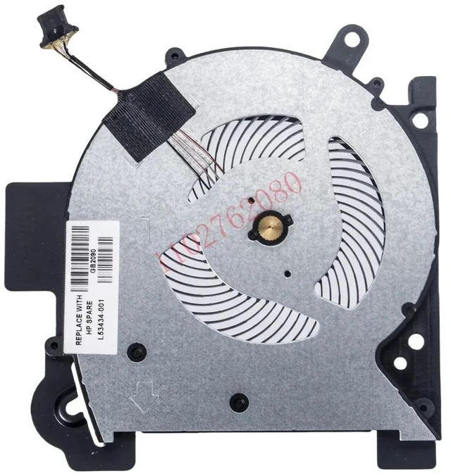 Alt view image 2 of 2 - L53434-001 ND75C23-18J01 Laptop CPU Cooling Fan, DC5V 0.5A 4-Pin Notebook Cooler Replacement for HP 13-AR,13-AR0077AU,13-AR0109,TPN-W141 Series Heat Dissipation