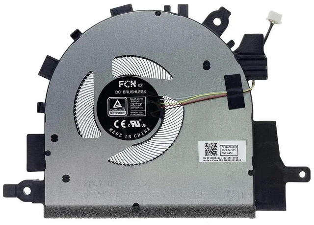 Alt view image 2 of 2 - 5F10S13943 Laptop CPU Cooling Fan, Notebook Cooler Replacement Fan Compatible with Lenovo IdeaPad 3-15ITL6(82H8),3-15ALC6(82KU),3-15ADA6(82KR)