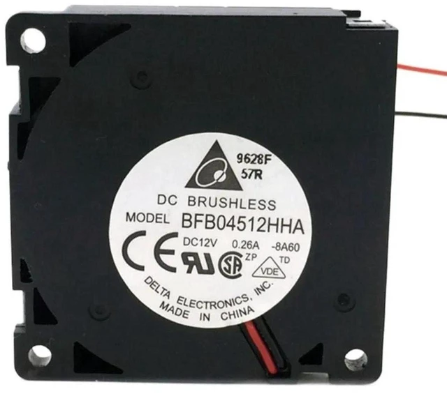 Main image of BFB04512HHA Turbo Blower Cooling Fan 45×45×10mm, DC12V 0.26A 4-Pin PWM DV52 Replacement Mini Turbine Fan for Narrow Space Heat Dissipation