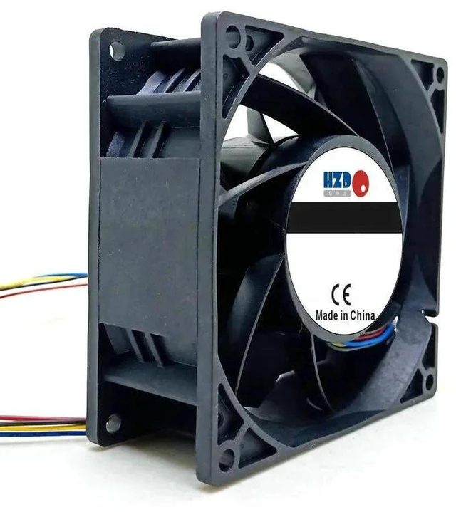 Main image of Replacement Hardware Cooling Fan PFB0948UHE, 92x92x38mm, DC48V 0.80A, 4-Wire PWM Industrial Axial Fan for Server, Cabinet, Inverter Cooling