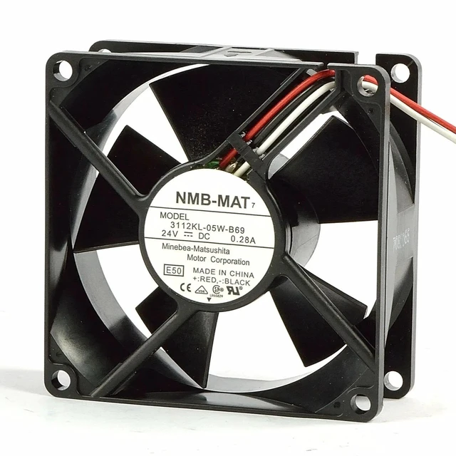 Alt view image 2 of 2 - Replacement Hardware Cooling Fan PFB0948UHE, 92x92x38mm, DC48V 0.80A, 4-Wire PWM Industrial Axial Fan for Server, Cabinet, Inverter Cooling