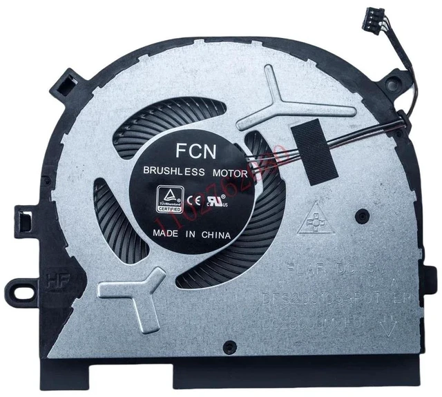 Alt view image 2 of 2 - Replacement Laptop CPU Cooling Fan DFS2001059P0T for Lenovo S340-15API, S340-15IWL, S340-15IIL, S340-15IML, S540-15IWL Series Notebook Internal CPU Cooler Fan
