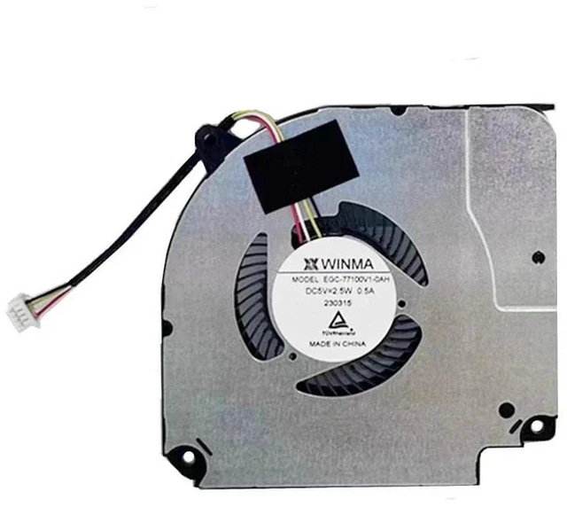 Main image of Replacement Laptop GPU Cooling Fan for Z7M-CT5NA, Z7M-CN7NA, Z7M-CT7NK, T58-V Series Notebooks, Internal Graphics Card Cooler Fan for Gaming Laptop