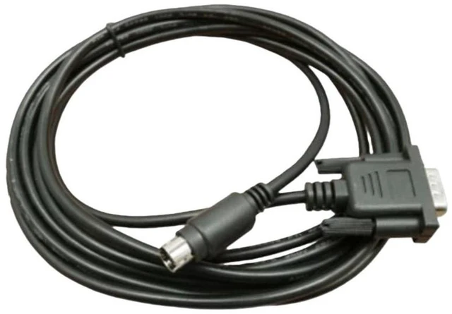 Alt view image 2 of 2 - MT68-FX Series Programming Adapter Cable, HMI to PLC Communication Cord for Connecting MT68-FX Touch Screen and FX Series PLC, Industrial Data Transfer Cable for HMI PLC Link Connection