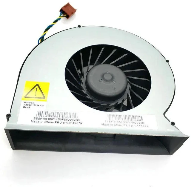 Alt view image 2 of 2 - EFB0251S3-C010-S9A Laptop CPU Cooling Fan, Replacement Notebook Cooler Fan for Laptops Equipped with S510, S590, S770, S710 GPU and S7 Processor, Internal Laptop Cooling Repair Spare Part