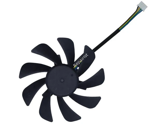 Alt view image 2 of 2 - CH9015M12S GPU Cooling Fan, Replacement Video Card Cooler Fan for GTX 1660 Ti 6GB Graphics Card, DC12V 9015 GPU Radiator Fan, Desktop Gaming Graphics Card Heat Dissipation Repair Spare Part