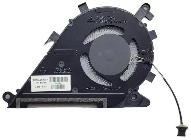Alt view image 2 of 2 - Laptop CPU Cooling Fan Replacement for 14c-CC0047NR cc0010ca 14c-cc0013dx TPN-W151, Part M47344-001 ND55C92-20H08, 4Pin PWM Internal Notebook Cooler Fan, Laptop Heat Dissipation Repair Spare Part