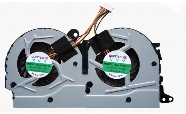 Alt view image 2 of 2 - DC28000ETF0 Laptop CPU Cooling Fan Replacement for Y40 Y40-70 Y40-70AM Y40-70A Y40-80 Y40-70AT-IFI Y40-70AT-ISE, DC5V 4Pin PWM Notebook Cooler, Laptop Heat Dissipation Repair Spare Part