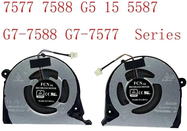 Main image of DFS2000054H0T Laptop CPU GPU Combined Cooling Fan Replacement for G5 Series 15 7577,7588,G7-7588,G7-7577, DC5V 4Pin PWM Notebook Internal Cooler, Laptop Heat Dissipation Repair Spare Part
