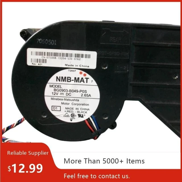 Alt view image 2 of 2 - BG0903-B049-P0S-D1 High Power Server Cooling Fan DC12V 2.65A 31.8W, 138x93x33mm 4-Pin PWM Fan, Replacement Server Fan for GX280 DIM8300, High Airflow Cabinet Heat Dissipation Spare Part
