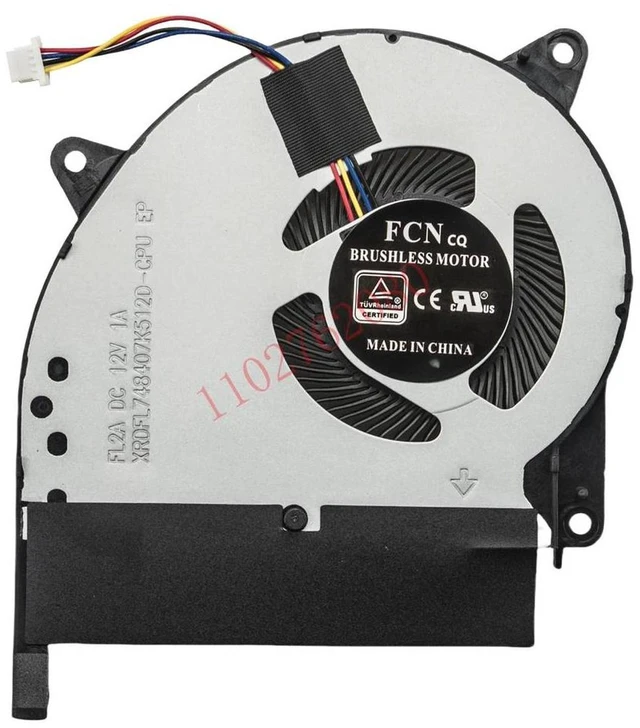 Main image of Replacement CPU Cooling Fan for ASUS ROG Strix SCAR II GL704 GL704GM GL704GV GL704GW GL704GM-DH74 Notebook Laptop, High Airflow Quiet CPU Cooler, Internal Laptop Cooling Fan Replacement Part