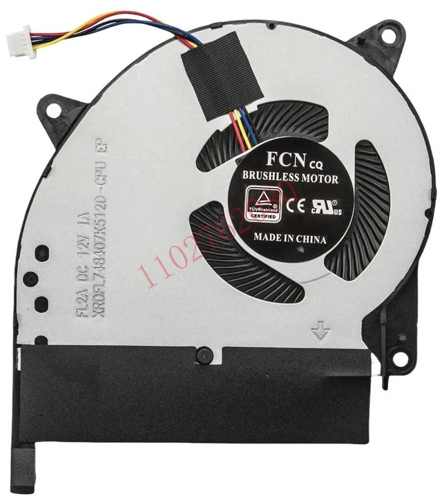 Alt view image 2 of 2 - Replacement CPU Cooling Fan for ASUS ROG Strix SCAR II GL704 GL704GM GL704GV GL704GW GL704GM-DH74 Notebook Laptop, High Airflow Quiet CPU Cooler, Internal Laptop Cooling Fan Replacement Part
