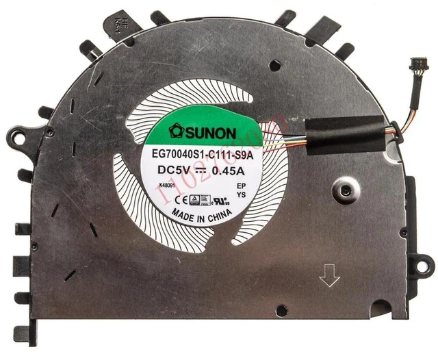 Main image of Laptop CPU Cooling Fan G70040S1-C111-S9A NS85C32, Part 9908067628 DC5V 0.50A 4-Pin PWM Internal Radiator Fan, Replacement CPU Cooler for Huawei MateBook D14 Series Notebook Repair Part