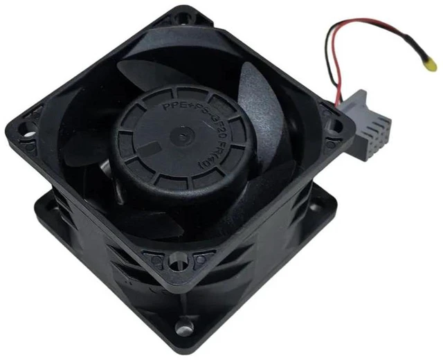 Main image of PF60381BX-Q090-S99 60x60x38mm 6CM DC12V 30W High Speed Axial Cooling Fan, Replacement 6038 Server Fan for Computer Server, Power Cabinet Industrial Electronic Equipment Heat Dissipation