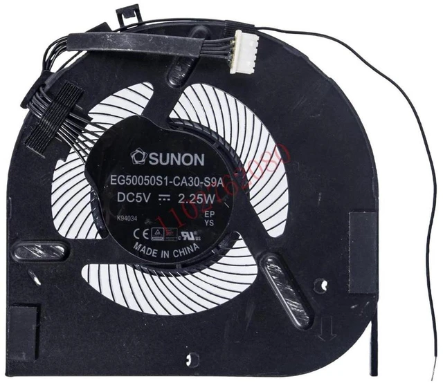 Main image of Laptop CPU Cooling Fan EG50050S1-CA30-S9A DC5V 2.25W for ThinkPad T470 T480 Series Notebooks, Replacement Internal Notebook CPU Cooler Fan Heat Dissipation