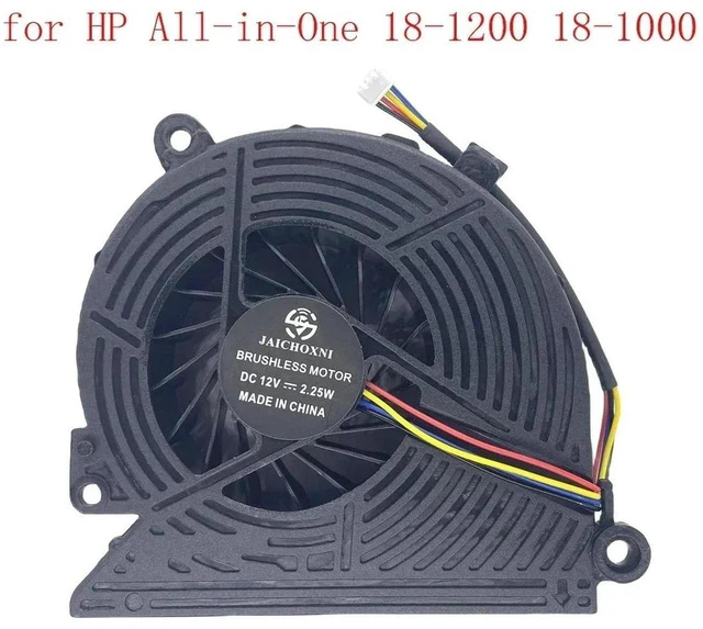 Main image of All-in-One PC CPU Cooling Fan 6033B0026501 739393-001 for HP 18-1200,18-1000,23 AiO, Lugo, Arch Amber Series AIO Desktops, Replacement Internal AIO CPU Cooler Fan