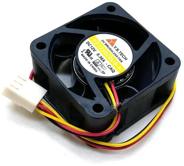 Main image of 40x40x20mm 4020 Axial Cooling Fan FD124020UB-N, DC12V 0.36A 3-Wire Replacement Fan for Mini PC CPU Cooler, Industrial Control Board, Compact Chassis Internal Heat Dissipation