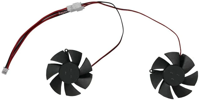 Alt view image 2 of 2 - 60x60x25mm 6025 3-Wire Laptop Chip Cooling Fan XJY12B6025HH, DC12V 0.48A Square Replacement Fan, Internal Cooling Fan for Notebook Chip Module, Small Electronic Equipment Heat Dissipation Repair
