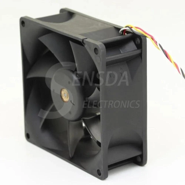 Main image of 92x92x38mm 9238 Axial Cooling Fan DA09238B24H-018, DC24V 0.7A 92mm 3-Wire Square Heatsink Fan, Replacement Fan for Server Chassis, Frequency Inverters, Industrial Electronic Equipment Heat Dissipation