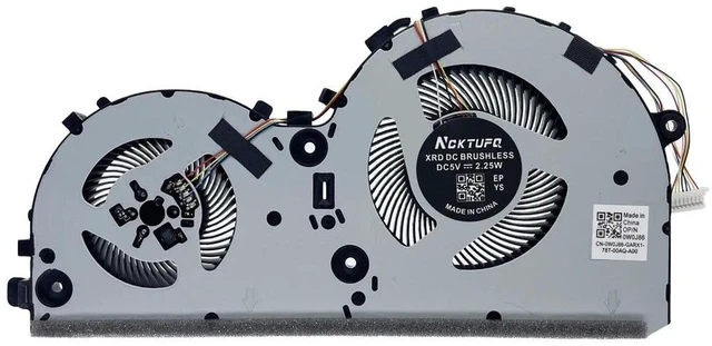 Alt view image 2 of 2 - Laptop CPU Cooling Fan 0W0J86, Replacement Notebook Cooler for Lenovo L340 Gaming L340-17IRH, L340-15IRH Series Laptops, Internal CPU Thermal Cooling Repair Spare Part