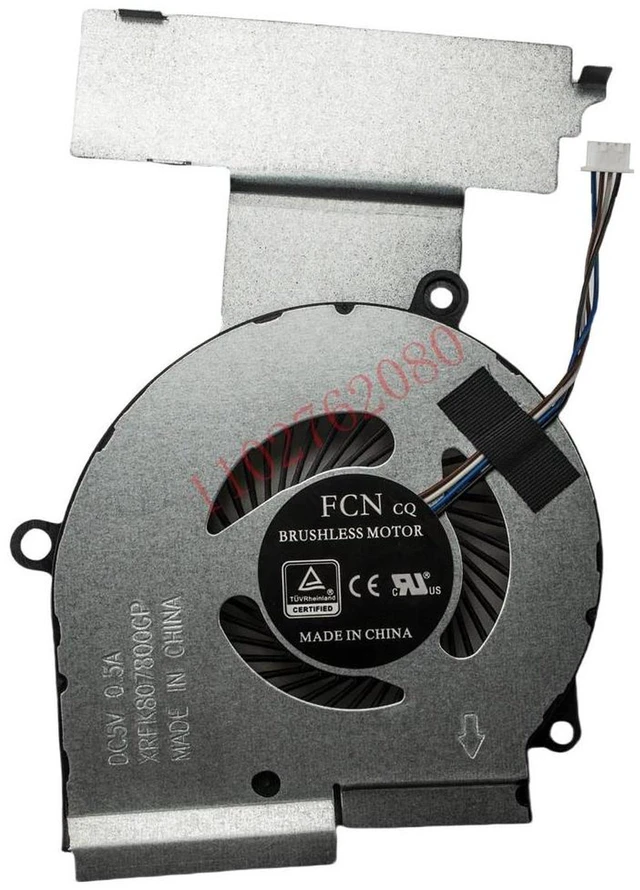 Main image of Laptop GPU Cooling Fan Replacement for HP OMEN TPN-Q211 Series 15-DC, 15-DC0013TX, 15-DC0004TX, 15-DC0005TX, 15-DC0007TX, 15-DC0009TX Notebook Graphics Cooler Repair Spare Part